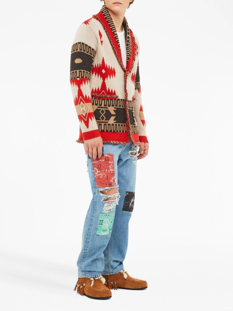 Affordable Women jacquard Icon Alanui cardigan 0401